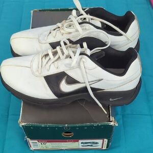 Nike Golf Men's White and Black Sneakers